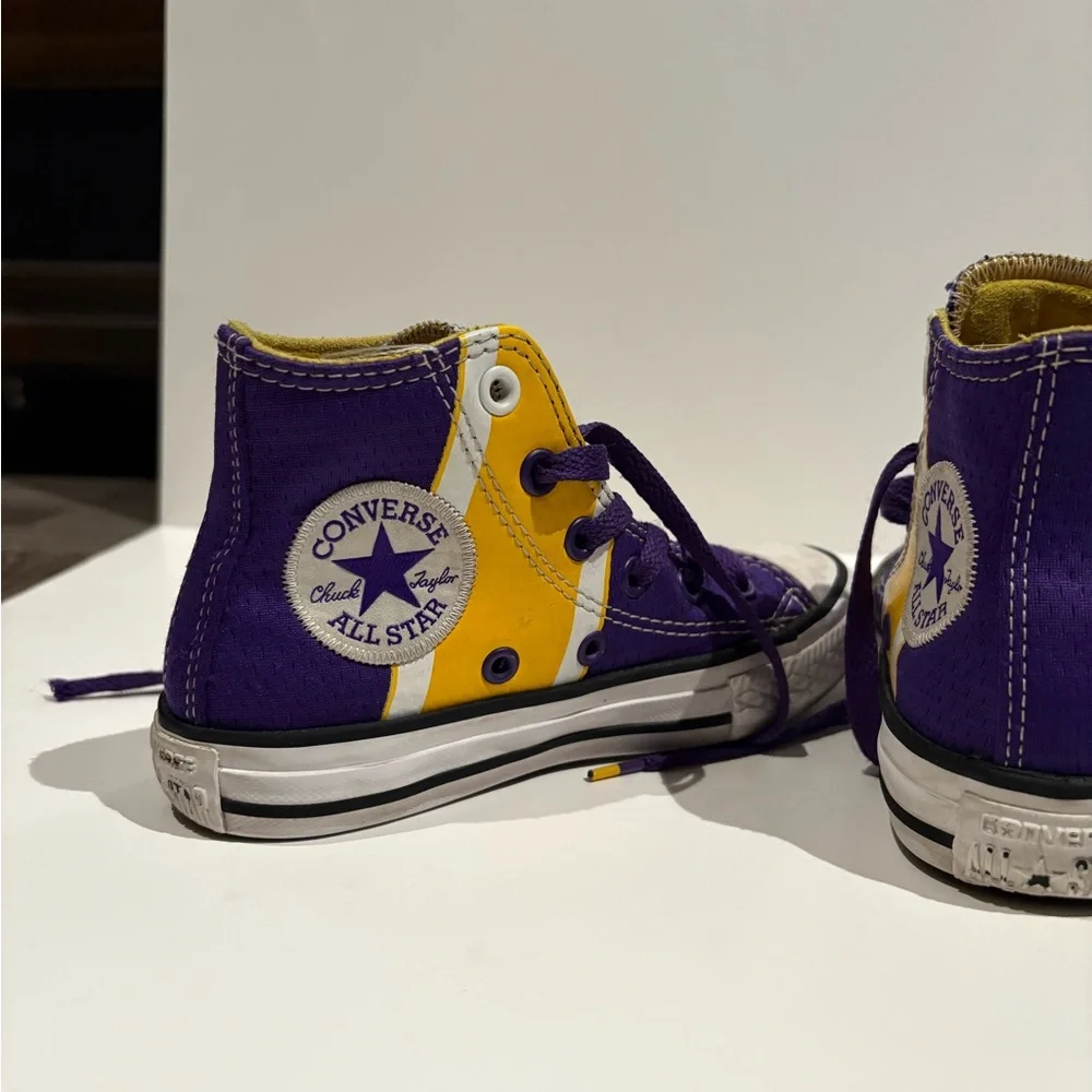 Converse Chuck Taylor All-Star 70’s Hi LA Lakers 659415C GS size 11 RARE, NBA