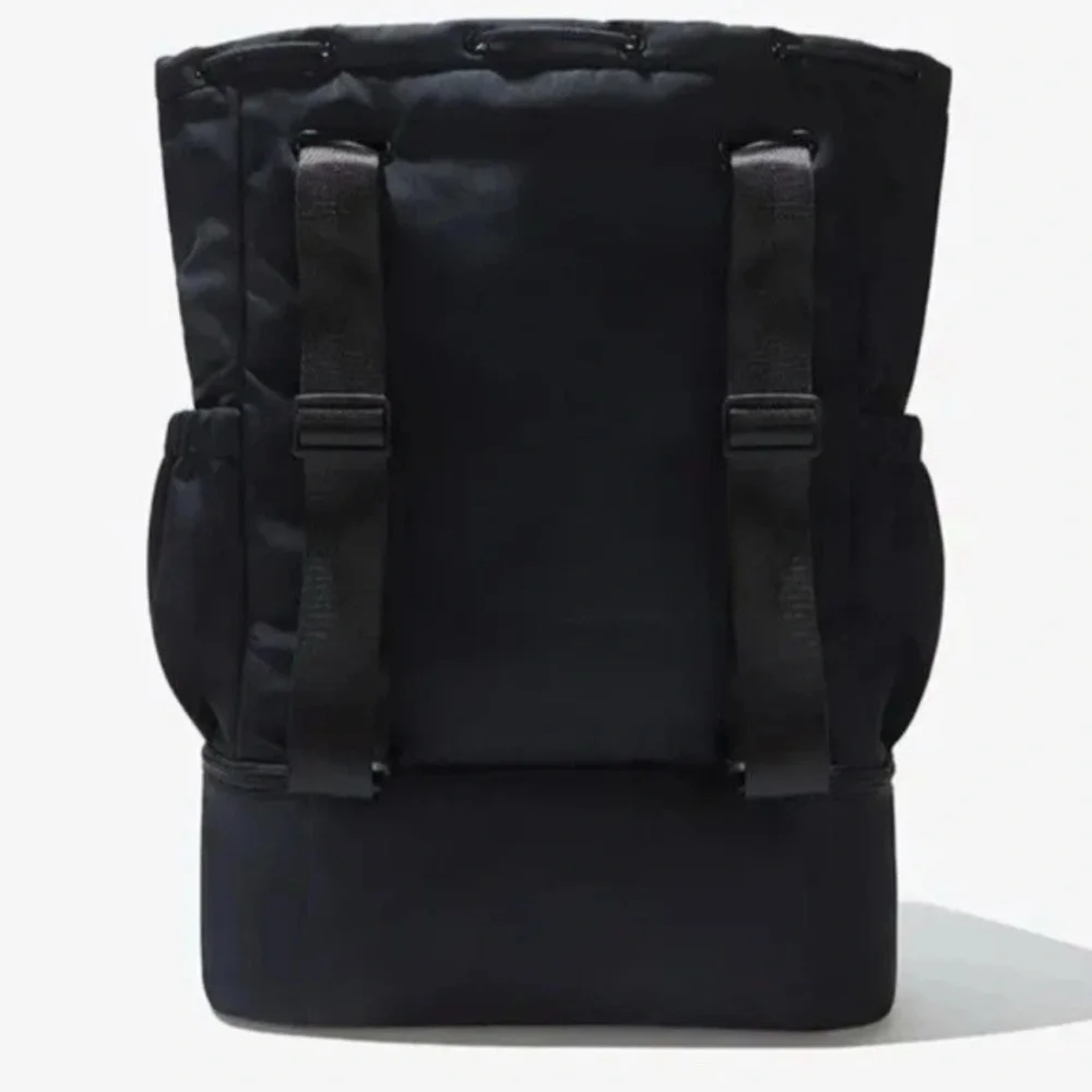 Beyond Yoga Convertible Gym Bag Black Nylon Backpack Shoulder Tote Travel School
