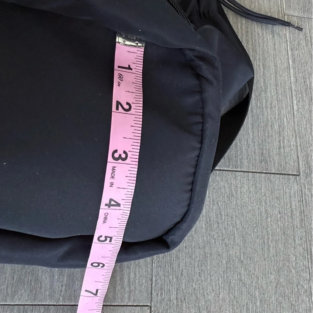 Beyond Yoga Convertible Gym Bag Black Nylon Backpack Shoulder Tote Travel School