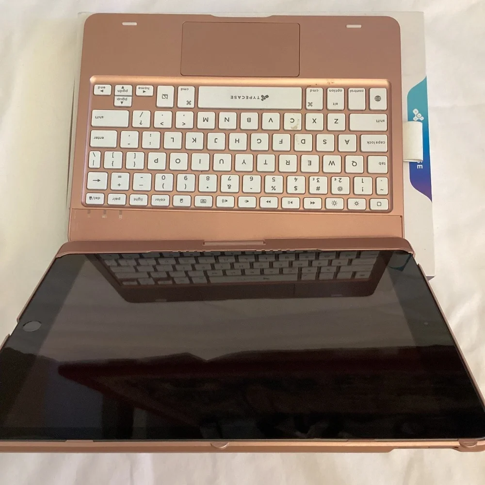 IPAD CASE -FLEXBOOK TOUCH 7-in-1 KEYBOARD CASE ( Color: Rosepink)