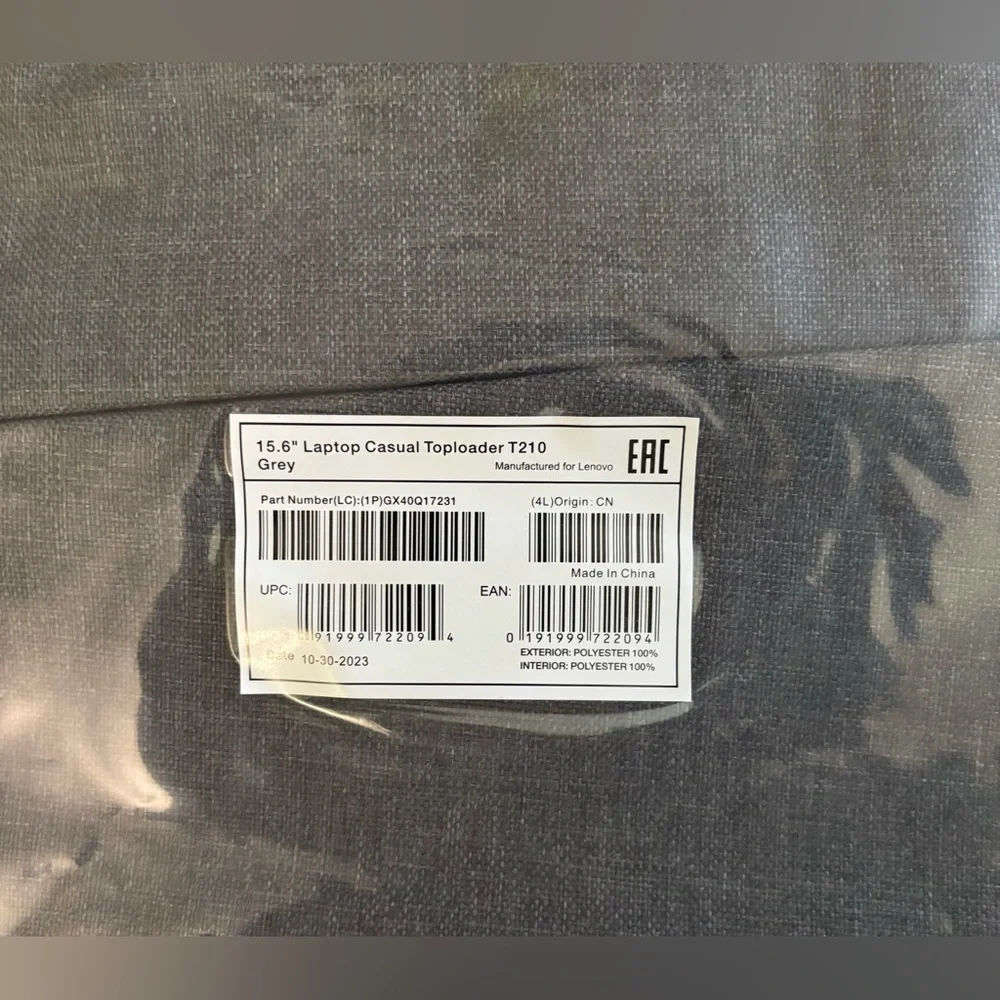 Lenovo laptop toploader