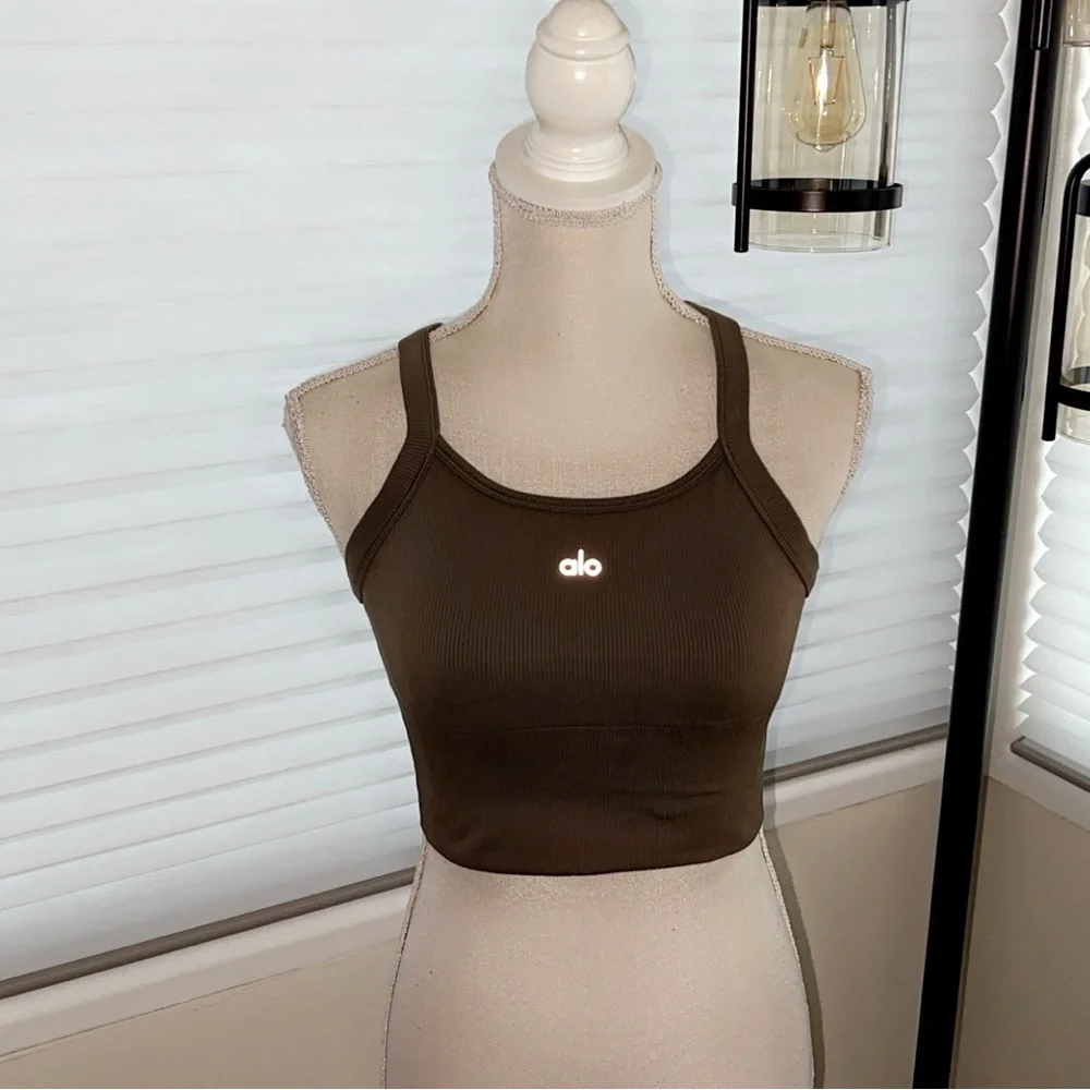 Alo Seamless Ribbed Favorite Bra Tank
