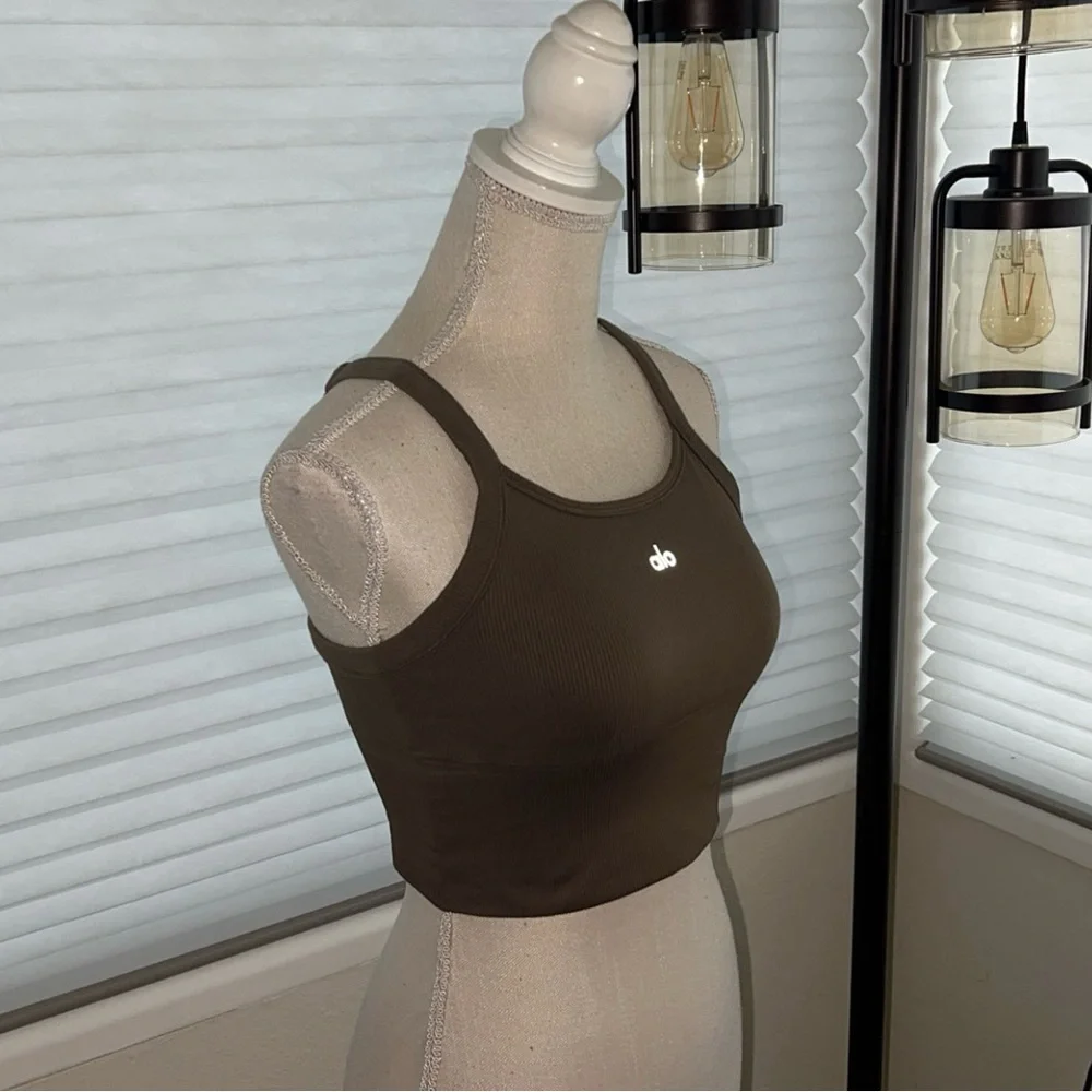 Alo Seamless Ribbed Favorite Bra Tank