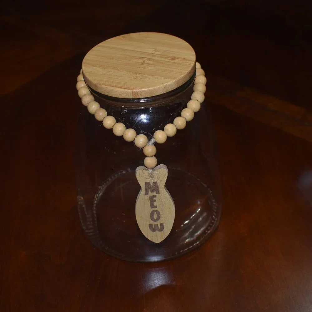 Decorative Cat Treat Jar