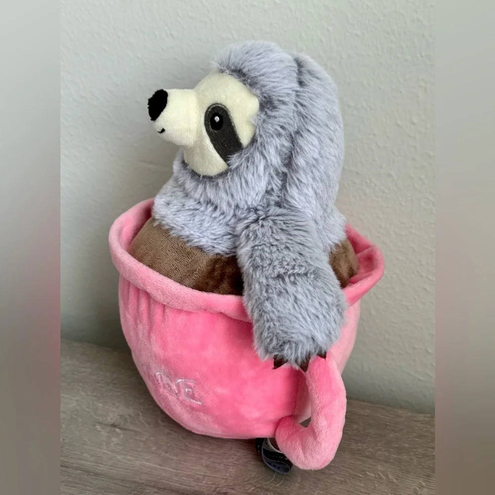Fringe Studio Slow' Down for Summer Sloth Pet Toy, Sloffee. Toy has a very