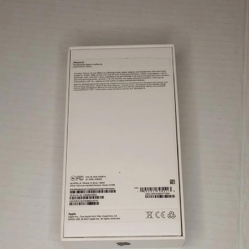 Empty Box Apple iPhone Black Cell Phone