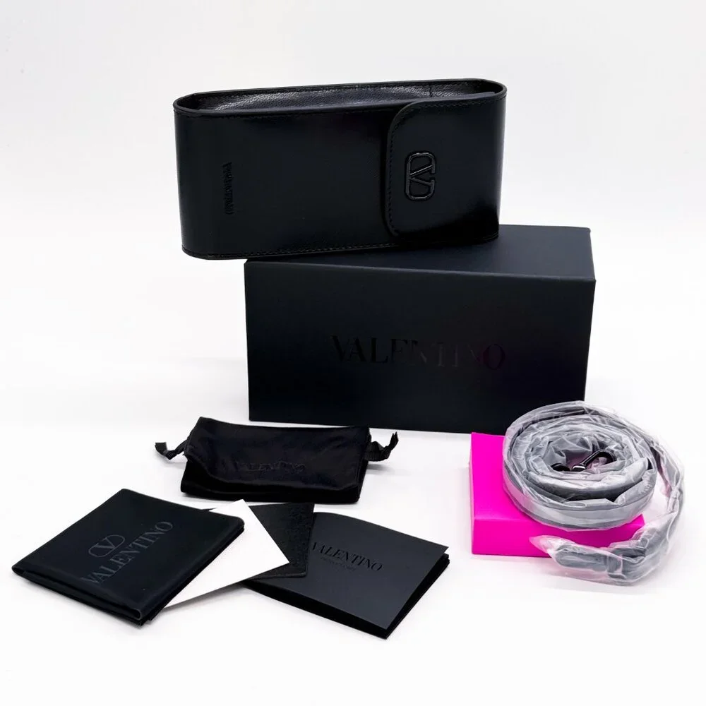 NEW VALENTINO V-GOLDCUT VLS-114D PINK WOMEN CAT EYE SUNGLASSES VALENTINO