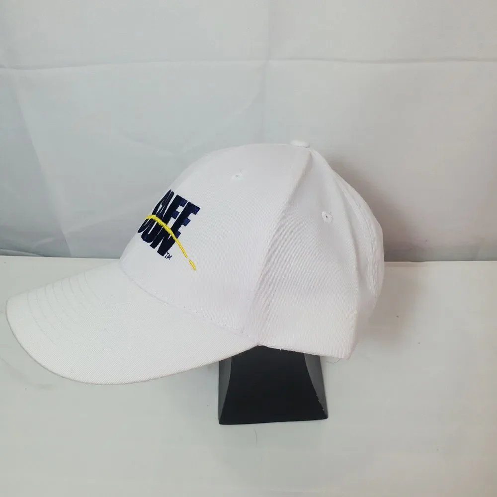 Safe Sun Hat Cap Strapback‎ White One Size Cotton Embroidered Beach Nissin Logo