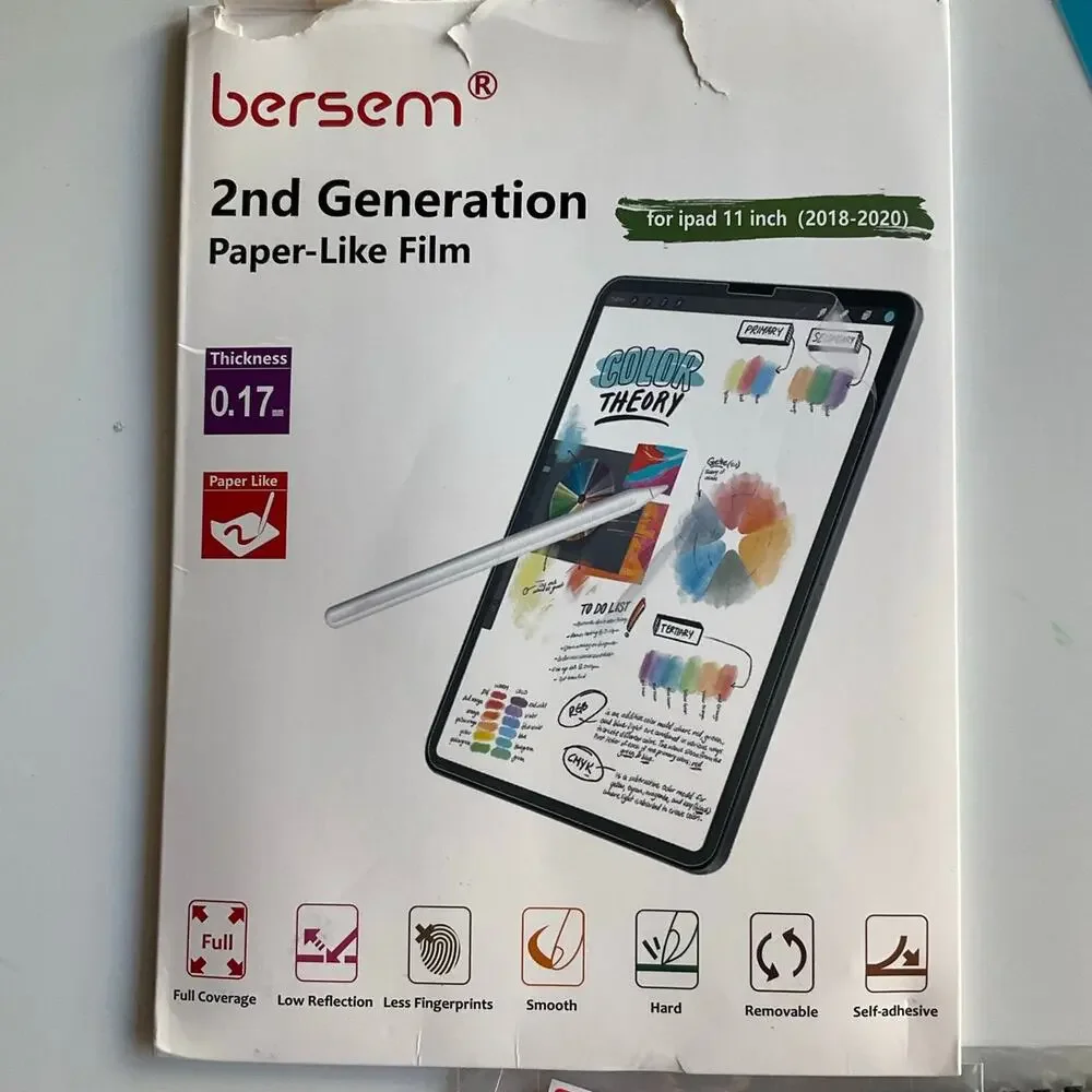 bersem 2nd Generation Paper-Like Film for ipad 11 inch (2018-2020)