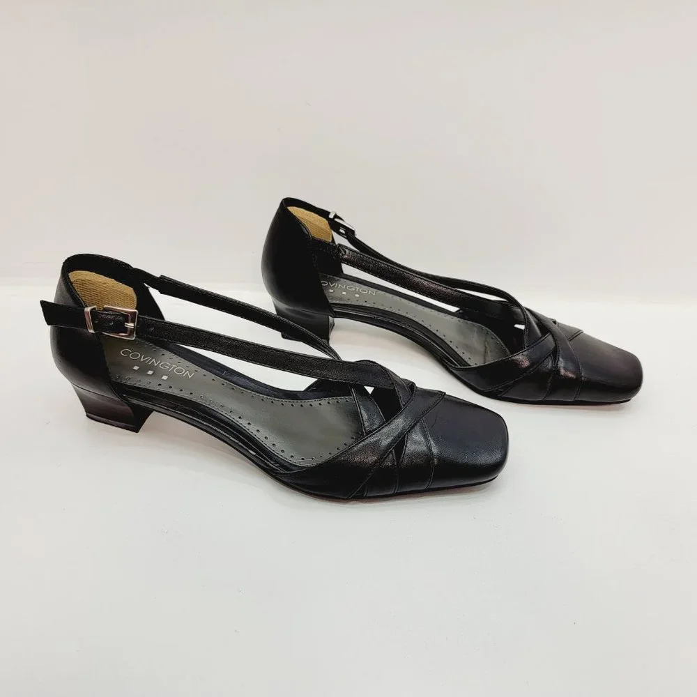 Covington Marley Closed Toe Classic Pump‎ Heel Shoe - Black - Size 7.5