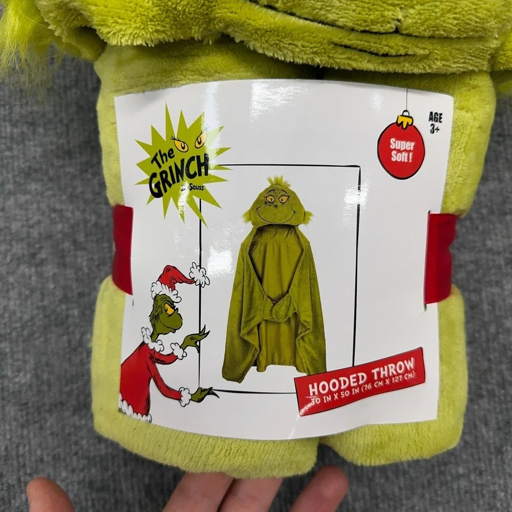 Dr Suess grinch hooded