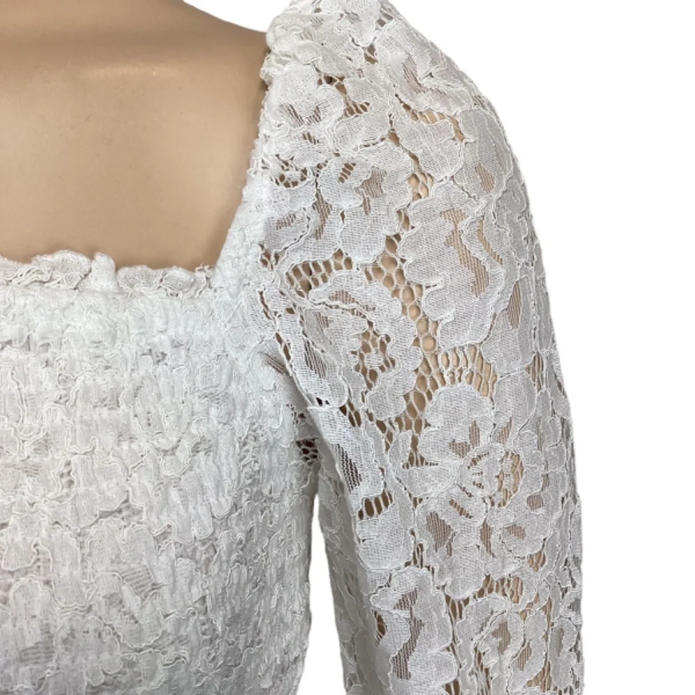 River Island this white stretch