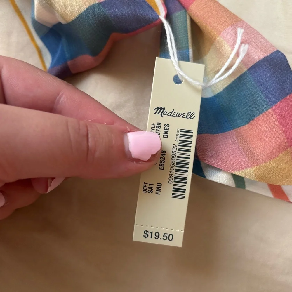 Madewell Red and Blue Hair Accessories