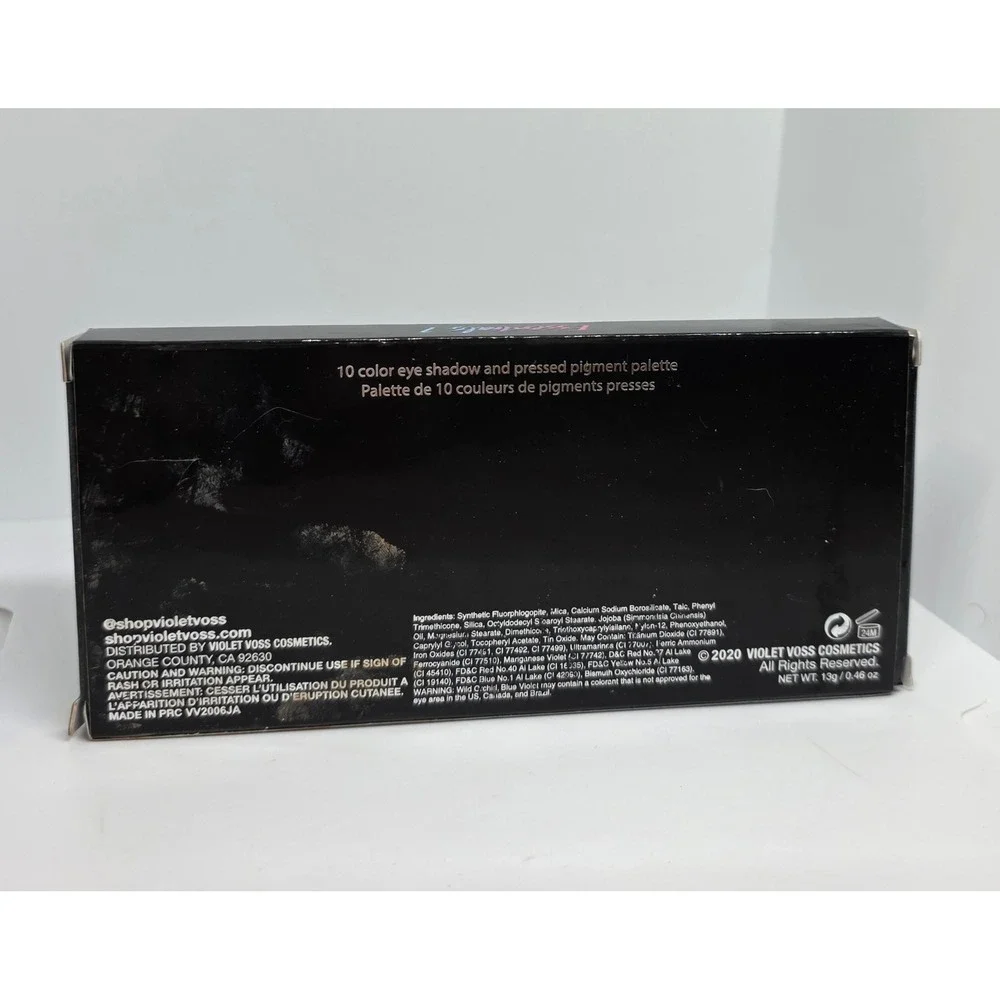 Violet Voss Essentials 2 Eyeshadow Palette Pro Series 10 Color Pigment