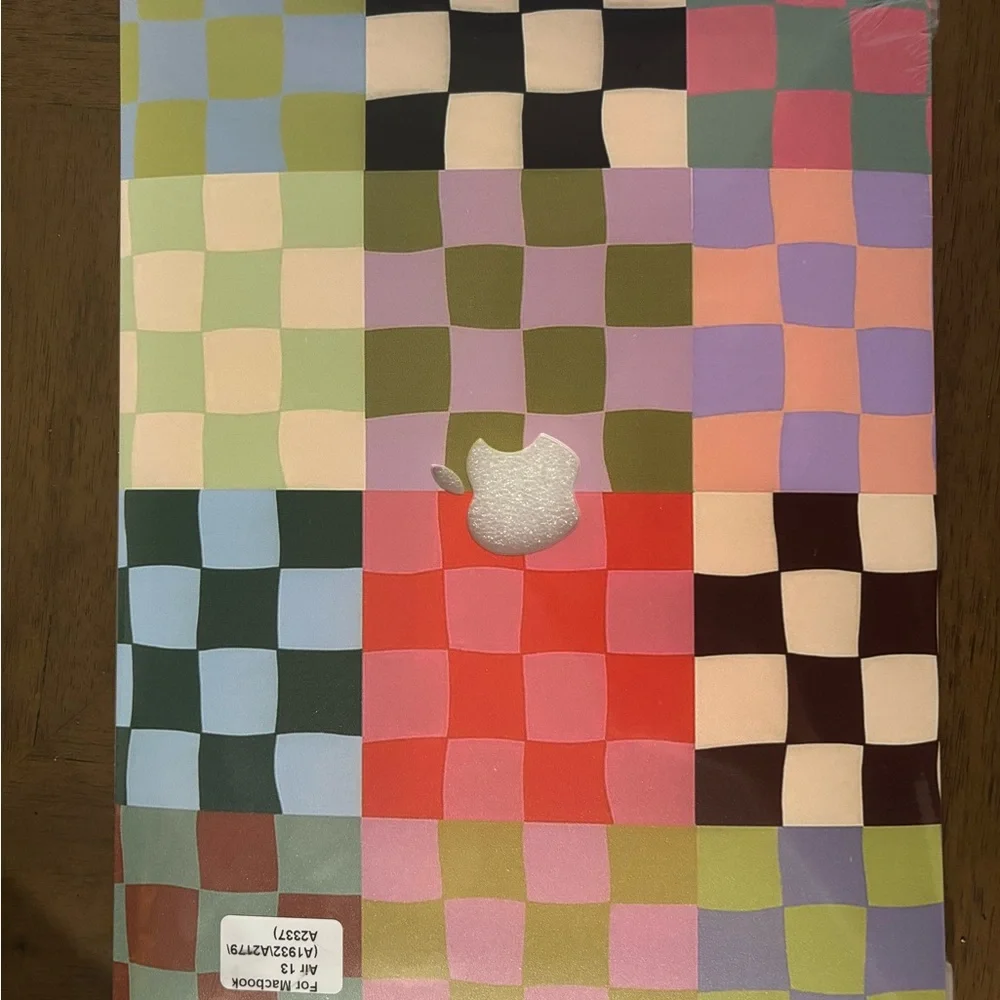 Colorful Checkered Apple Laptop Case for MacBook Air M1 2020