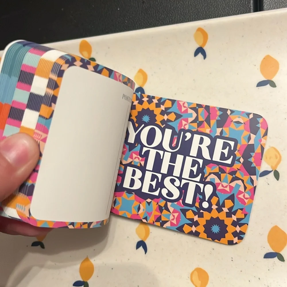 🔥 Sellers Book of 36 Thank You postcards, Tear-Out, Pretty Little Postcards