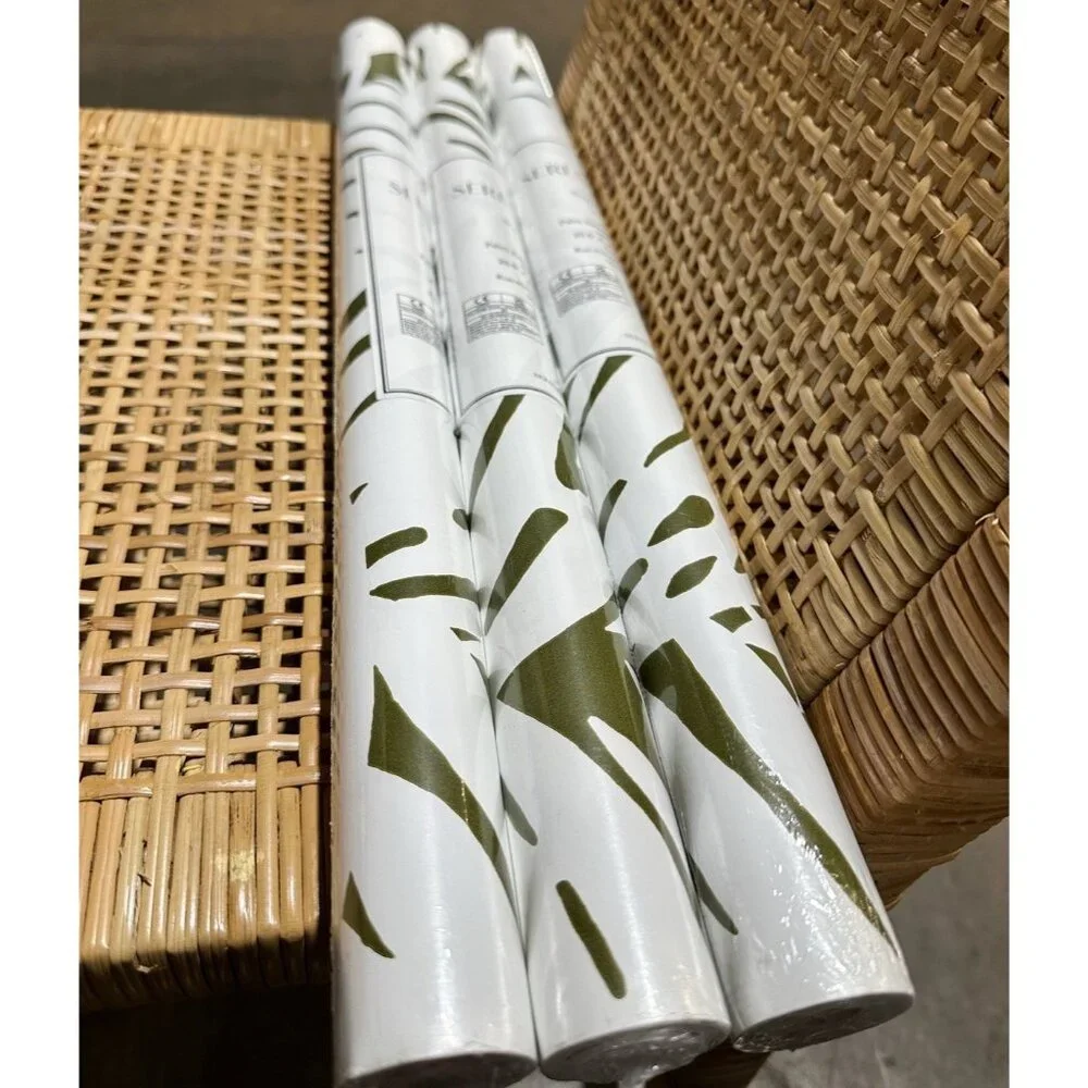 NEW Serena & Lily Palm Removable/Peel & Stick Wallpaper-Grove Green
