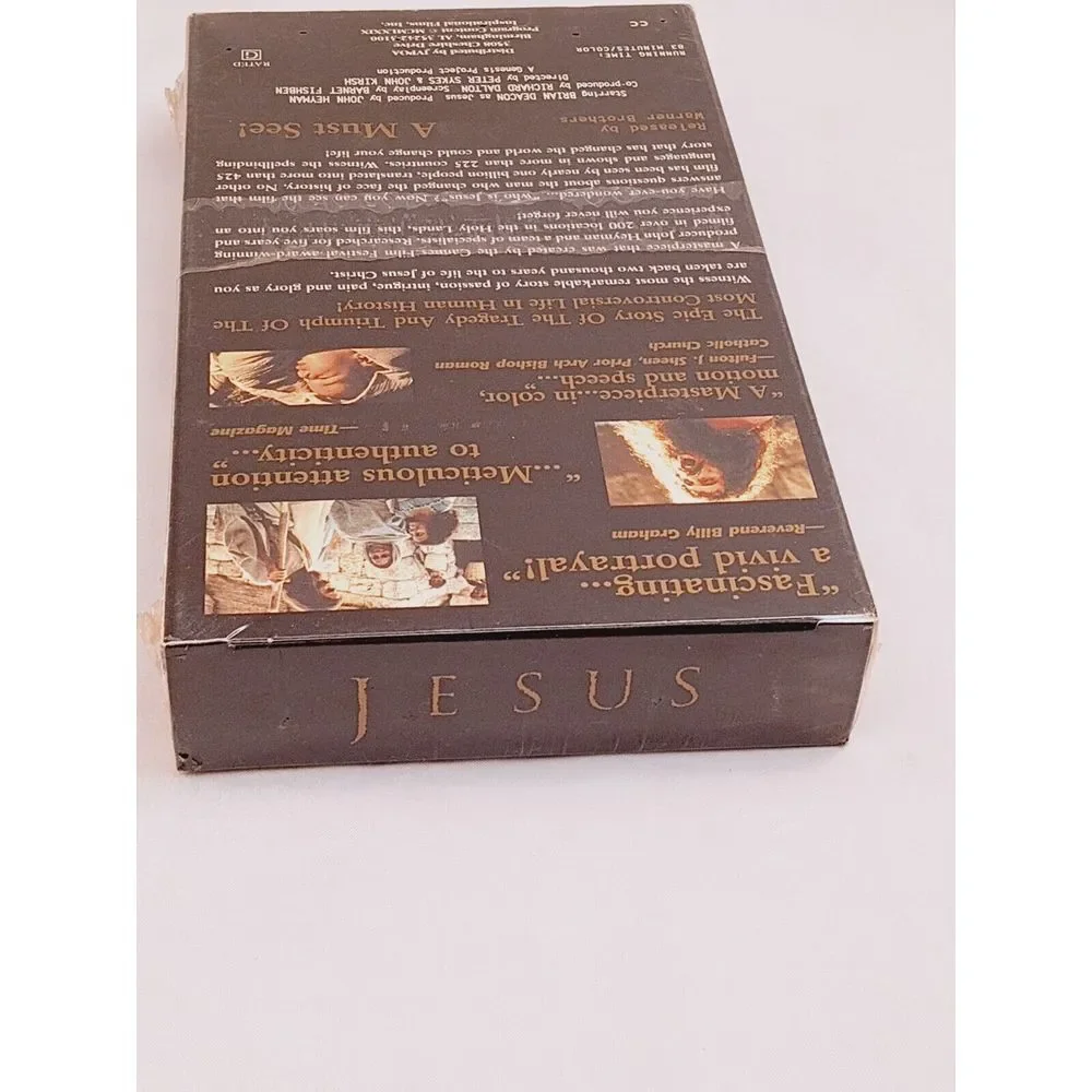 Jesus VHS Video Tape 1999 TV Movie New Sealed Brian Deacon