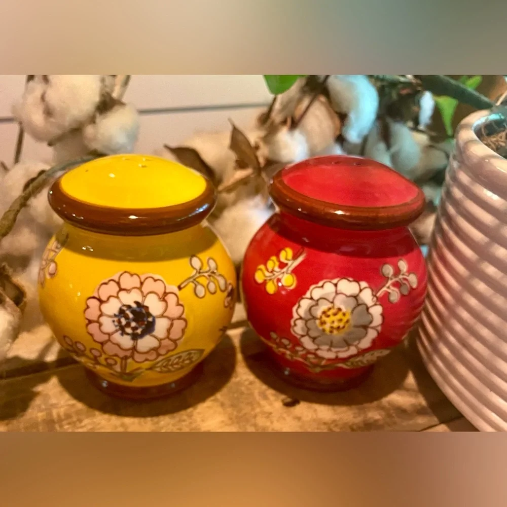 🔥Pier 1 Large Salt & Pepper Shaker Set🔥