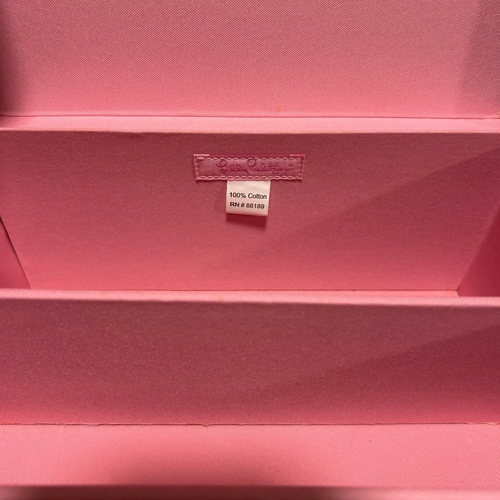 Lilly Pulitzer chic storage