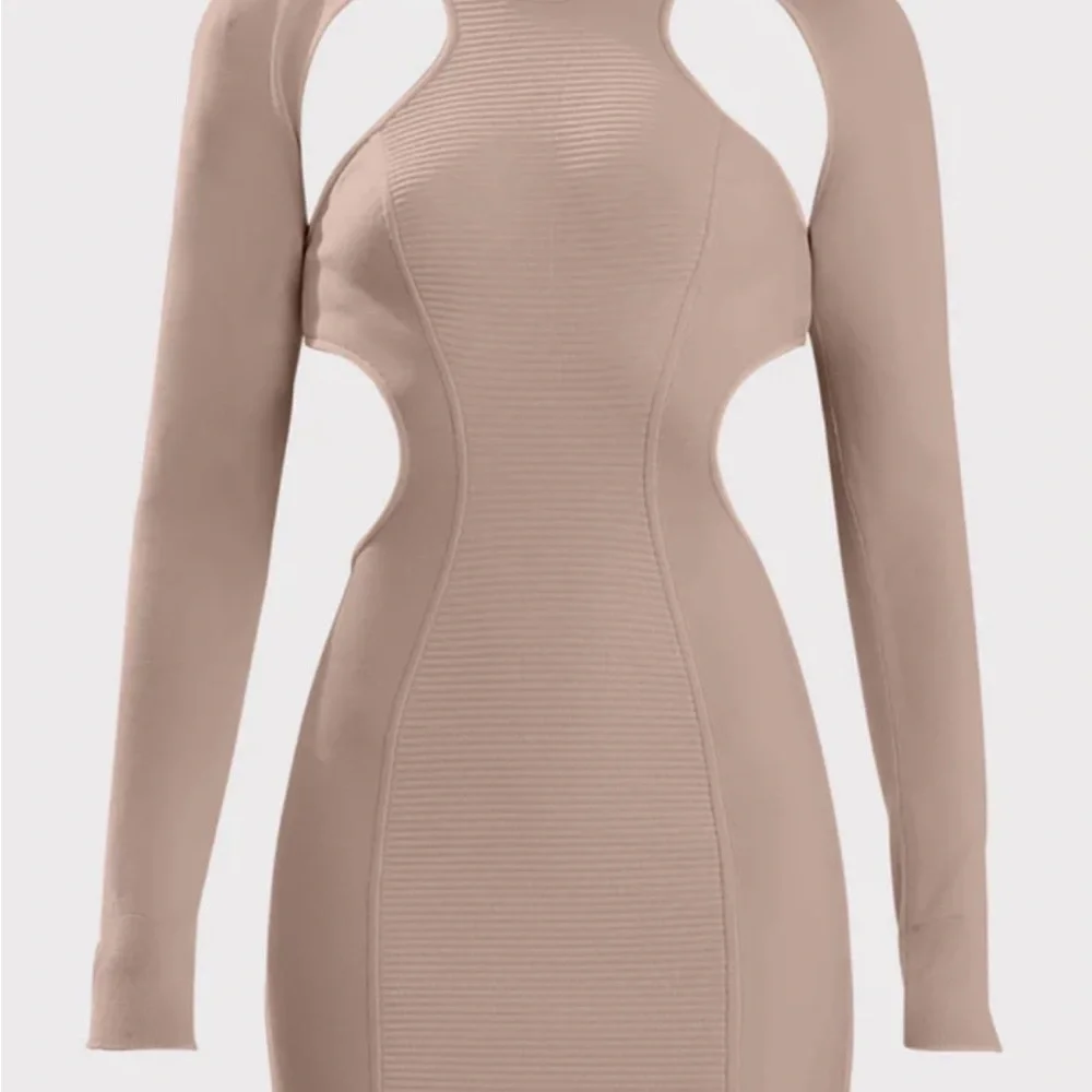 Herve Leger Paris Ottoman Mini Dress