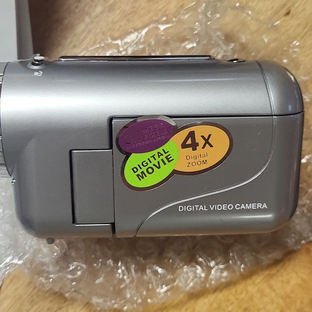 Digital Video Camera - Silver 4x digital camera