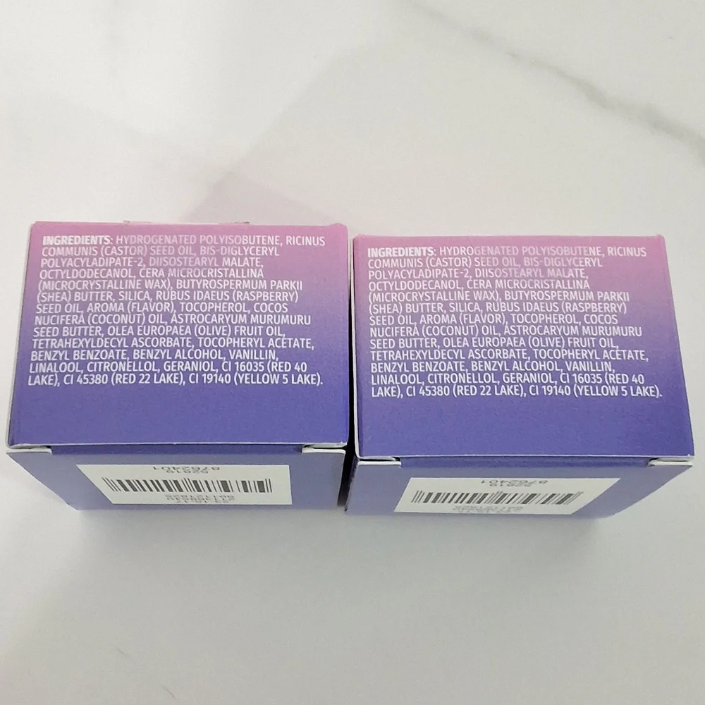 PS Raspberry Overnight Lip Mask With Raspberry Seed Oil, Bundle Of 2, NEW