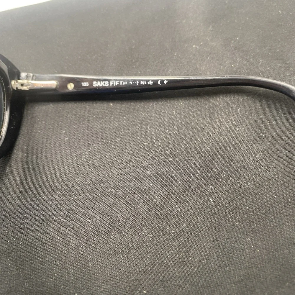 Saks Fifth Avenue Sunglasses Women FRAME ONLY SAKS 71/S 53-17-135 Black 673