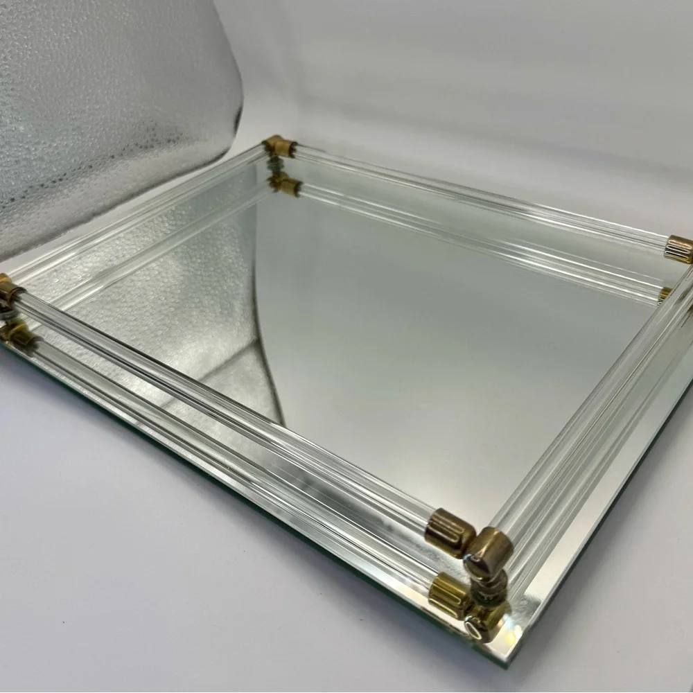 Avon Gold Vanity Tray for Luxurious Bath Decor