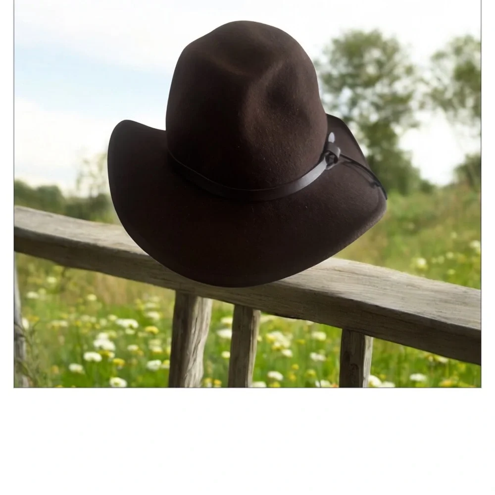 Dorfman Pacific Men's Outback Hat with Chin Cord, Brown, Size uno talla