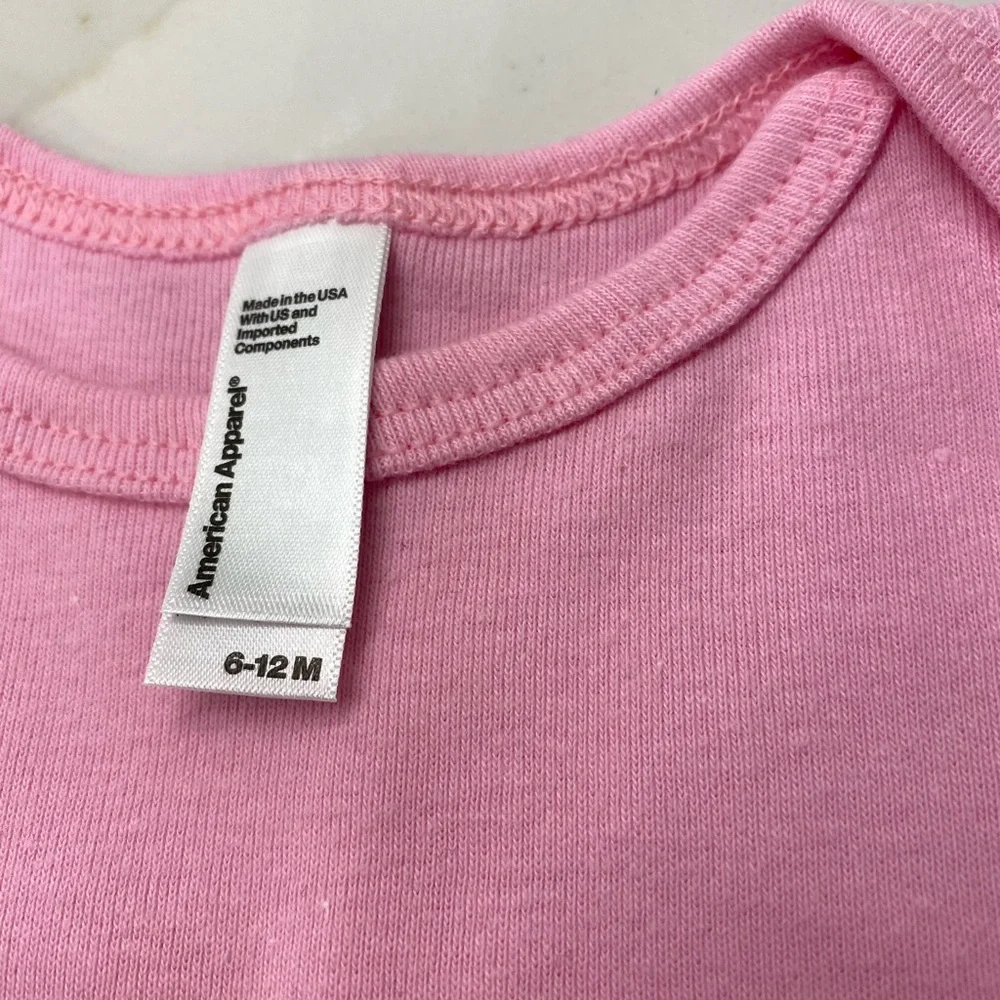 HALLMARK/AMERICAN APPAREL COTTON ONESIE/TEE SET NEW