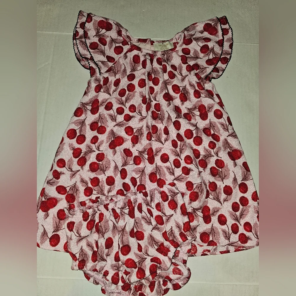 Kate Spade Cherry Print Dress SZ 24 Months 🍒