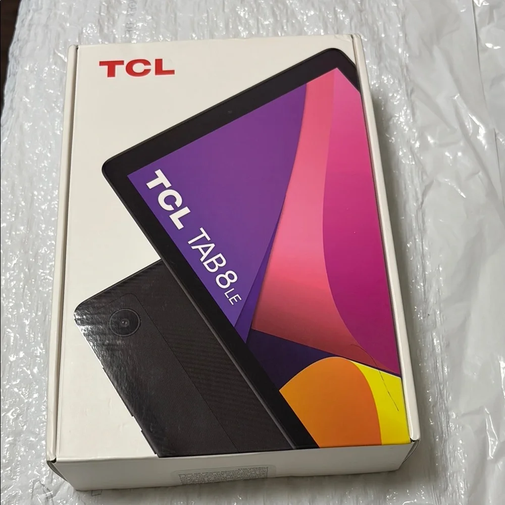 TCL Black Tablet with Vibrant Display and Slim Design