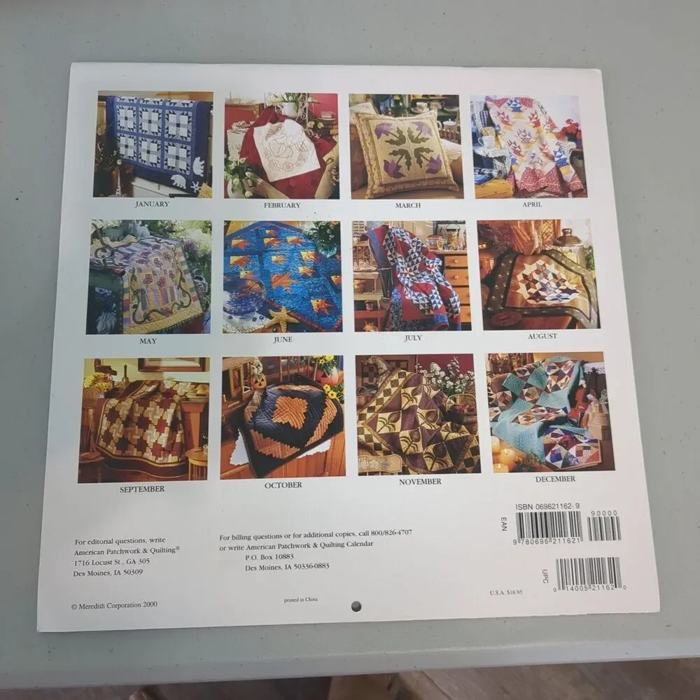 American Patchwork & Quilting 2001 Calendar