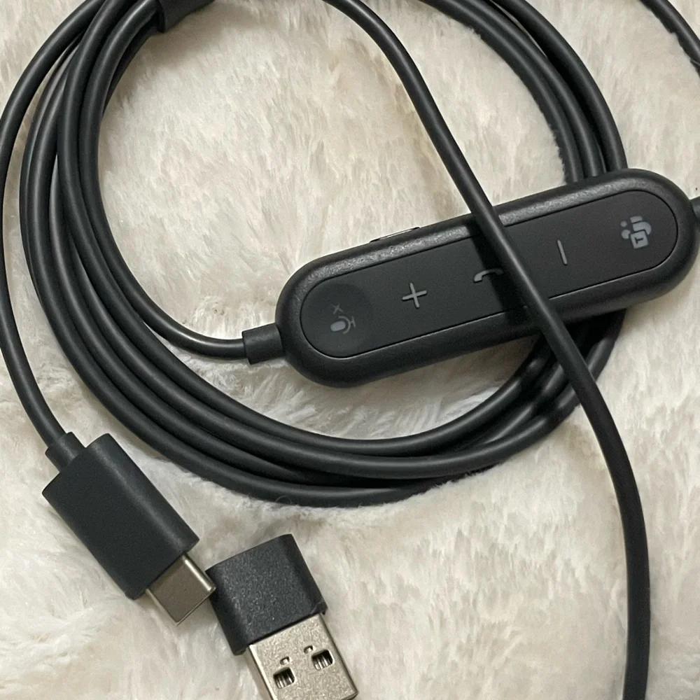 Dell Pro Wired ANC Headset with Black Finish