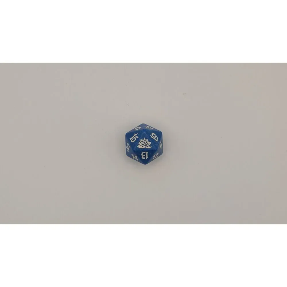 Vintage Magic the Gathering Blue Spin Down Life Counter D20 Black Lotus