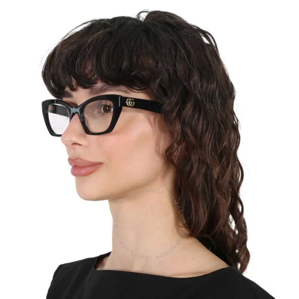 NEW GG1334O 001 GUCCI BLACK CAT EYE WOMEN GUCCI EYEGLASSES