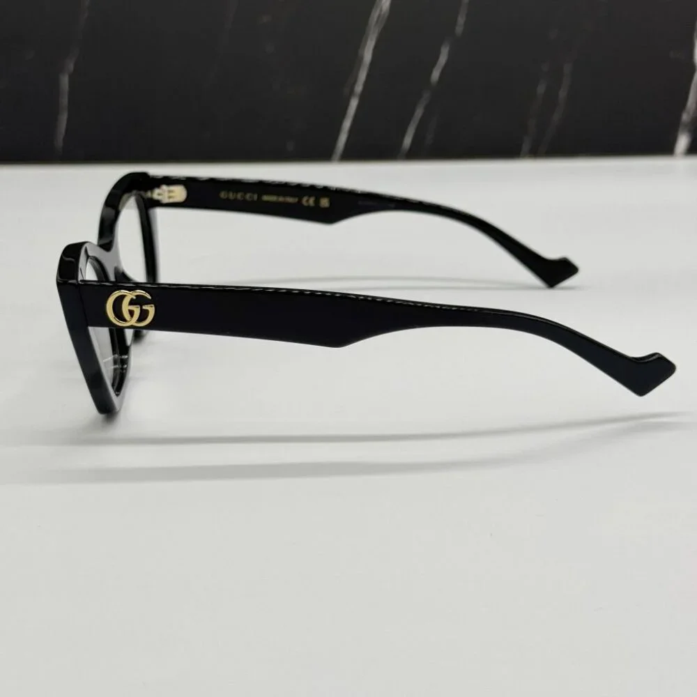 NEW GG1334O 001 GUCCI BLACK CAT EYE WOMEN GUCCI EYEGLASSES