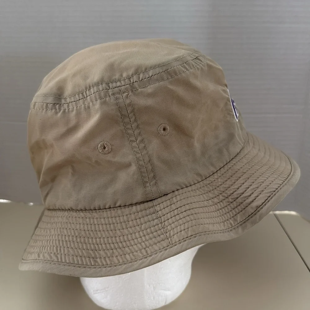 Acrux Cleveland Indians Tan Unisex Bucket Hat with Purple Embroidery Nylon