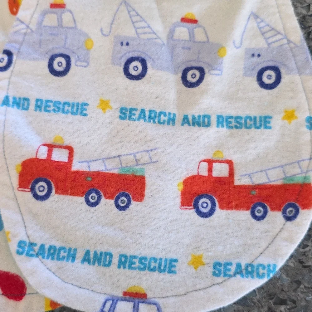 Colorful Kids Patterned Burp Cloths