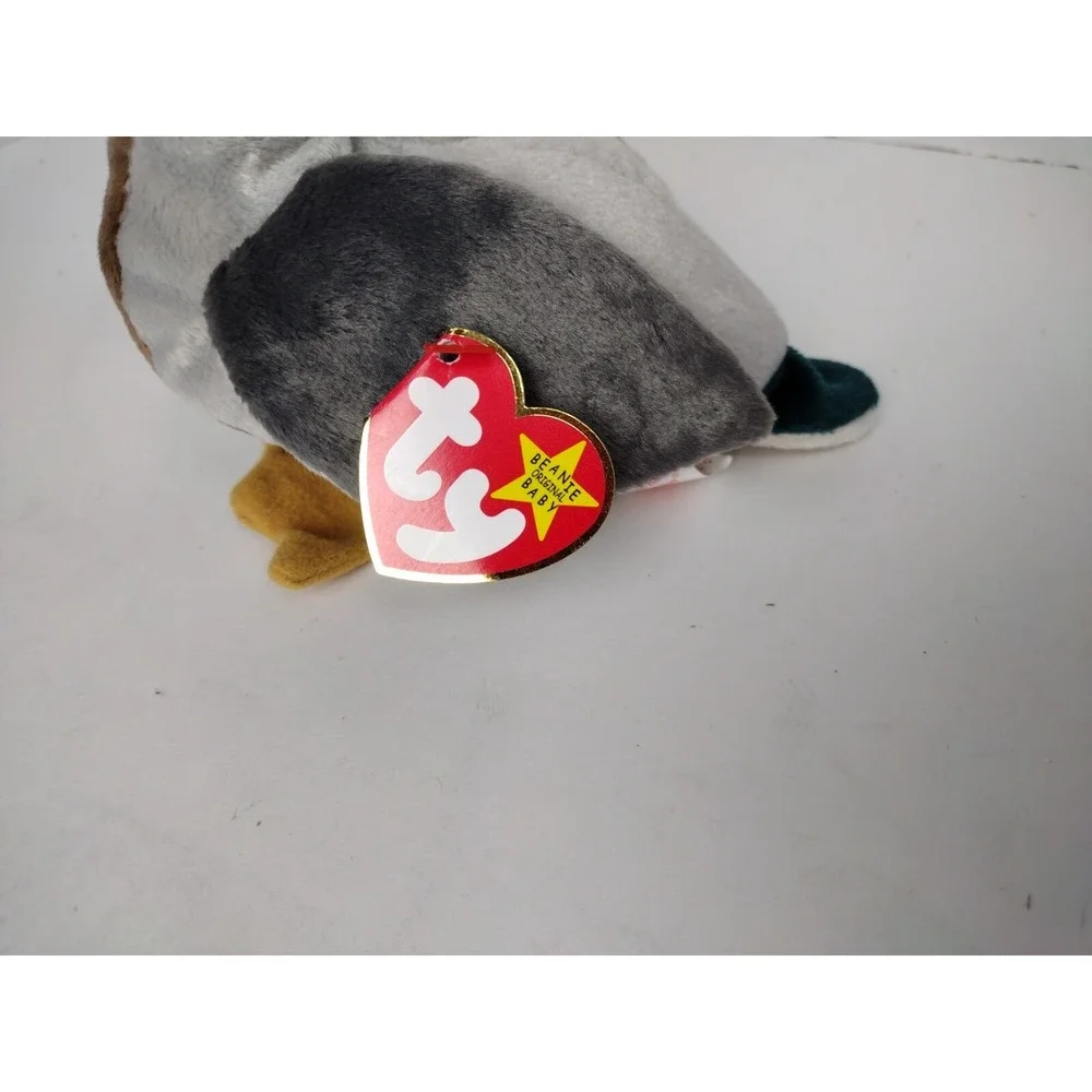 Ty Beanie Baby Jake The Mallard Drake Duck, 1997 1998 Error Tags
