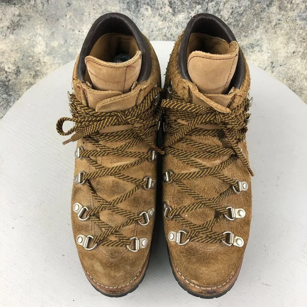 Vasque VTG Men's Size 5.5M Brown Genuine Leather Mountaineering Hiking Boots