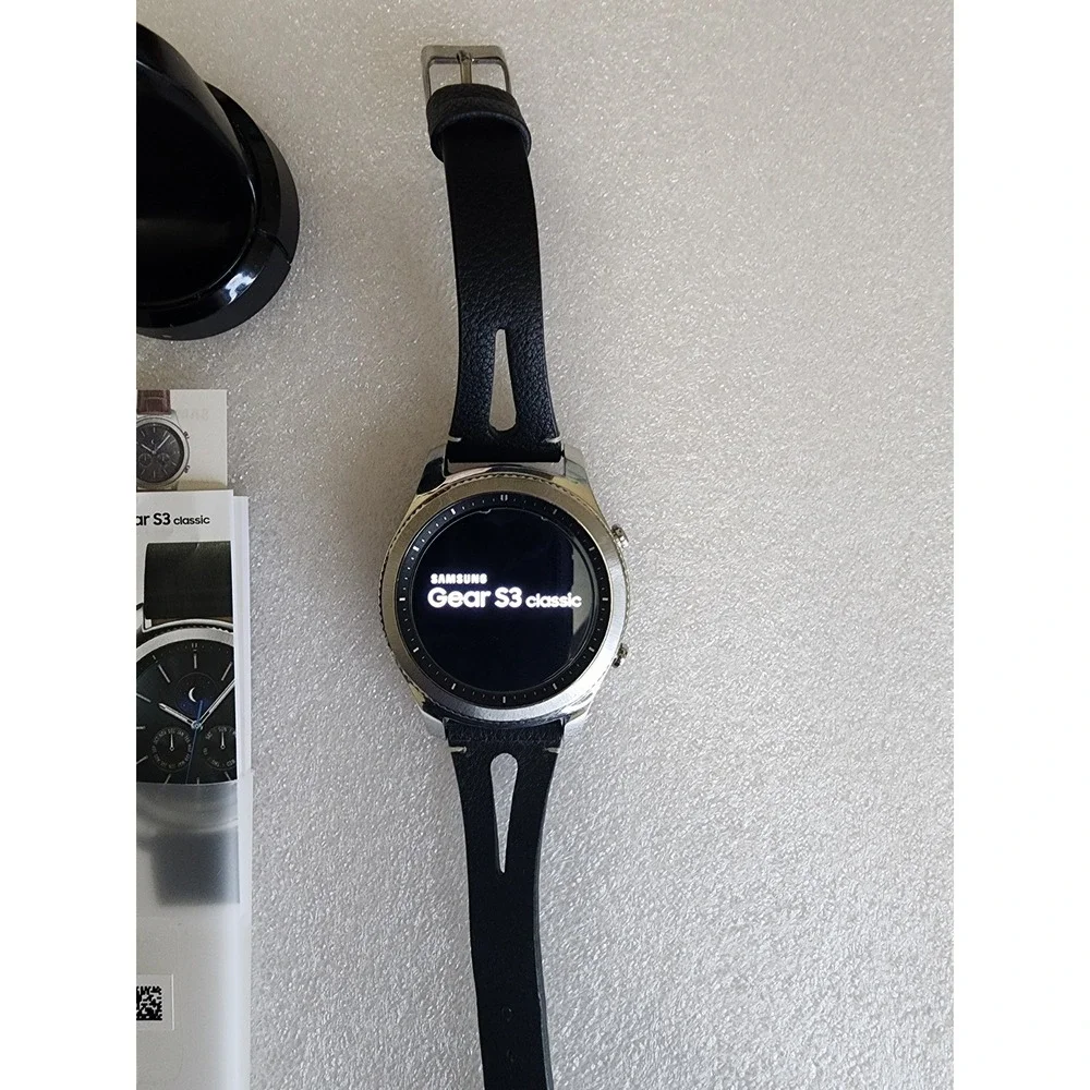 Samsung Gear S3 Classic Smartwatch Bluetooth GPS WiFi Heart RateMonitor PreOwned
