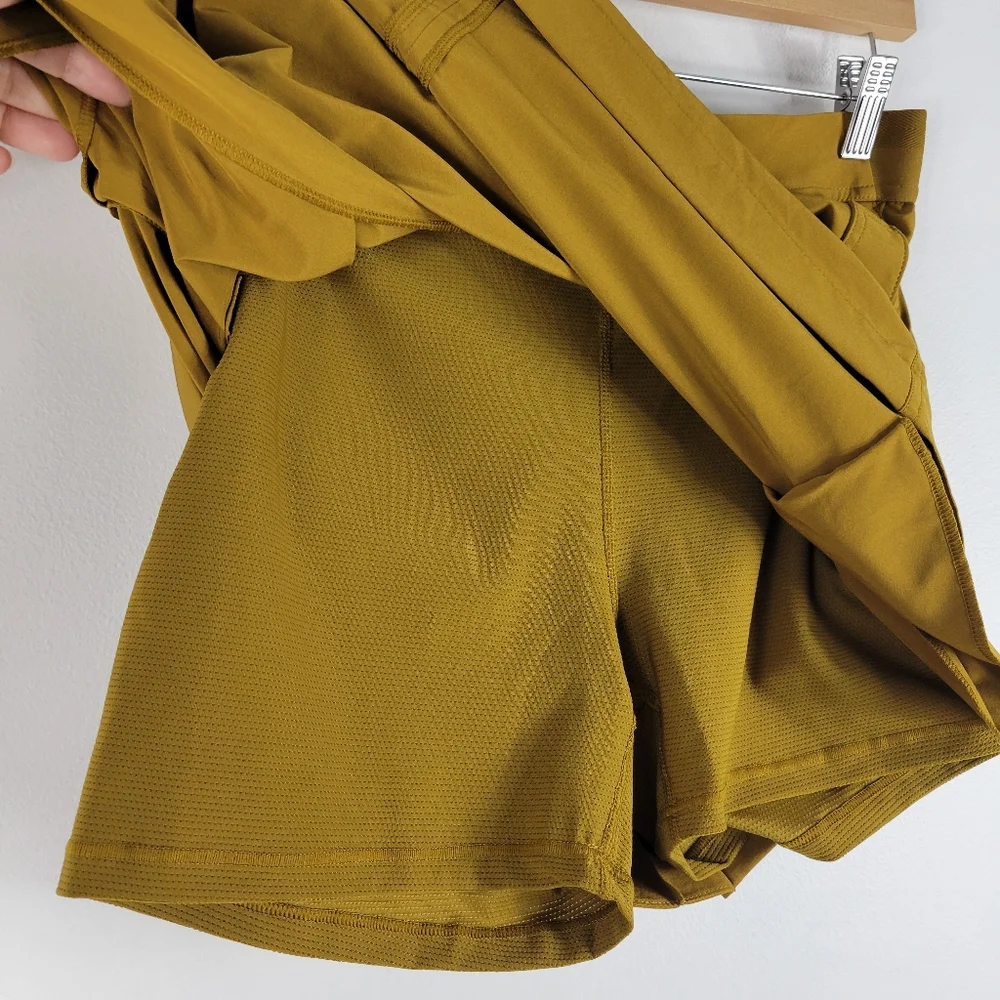 Athleta Vienna High Waist Snap Button Pocket Cargo Skort Skirt