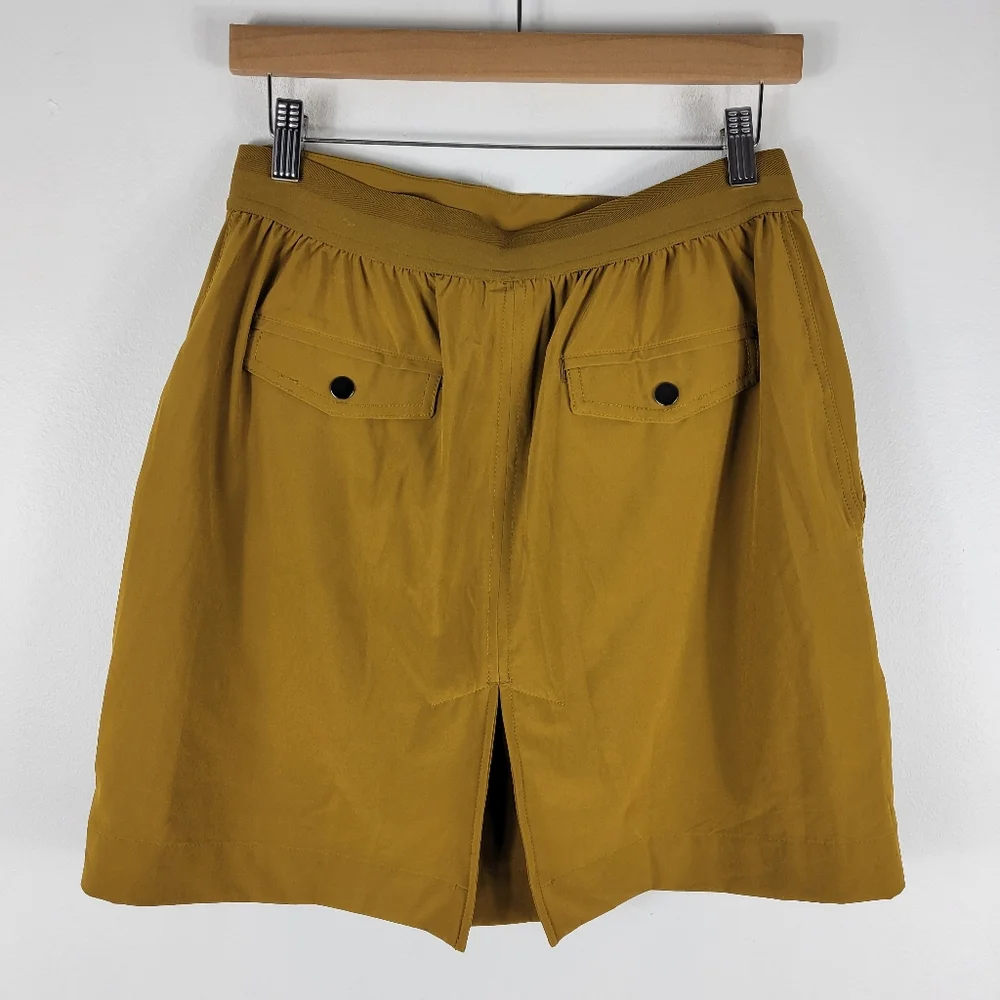 Athleta Vienna High Waist Snap Button Pocket Cargo Skort Skirt