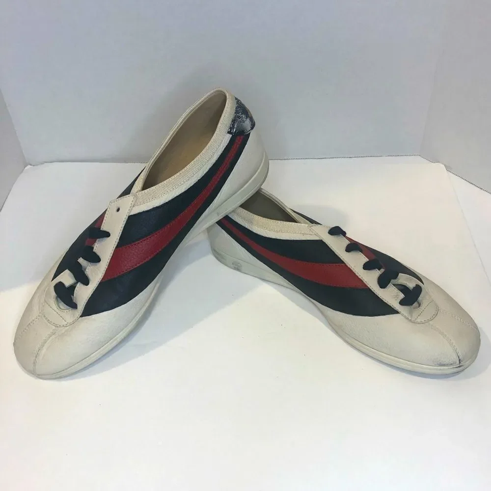 Gucci mens Falacer lace up sneakers size 8.5