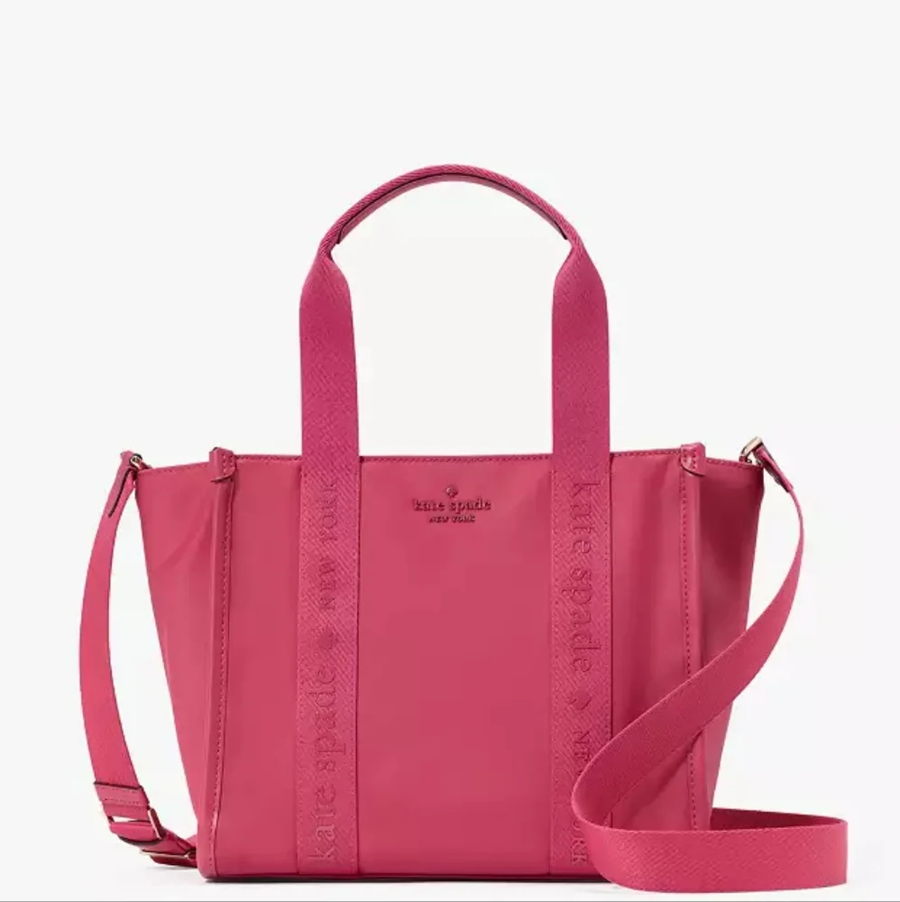 Kate spade Kip Nylon Small Tote (Rose oil, pink)