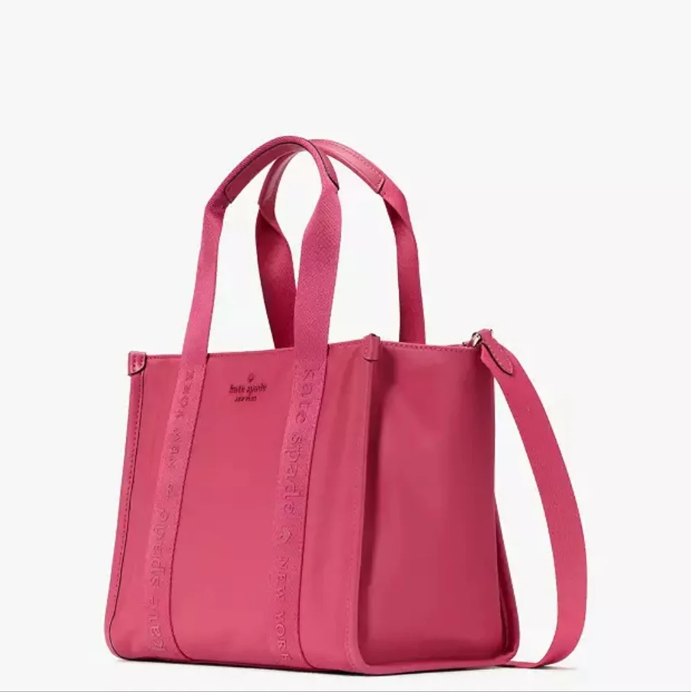 Kate spade Kip Nylon Small Tote (Rose oil, pink)