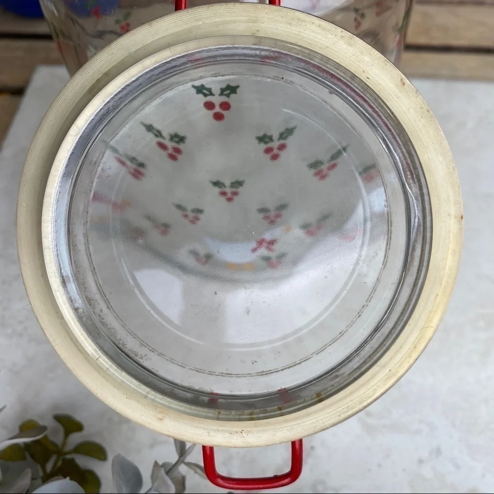 Vintage glass canister