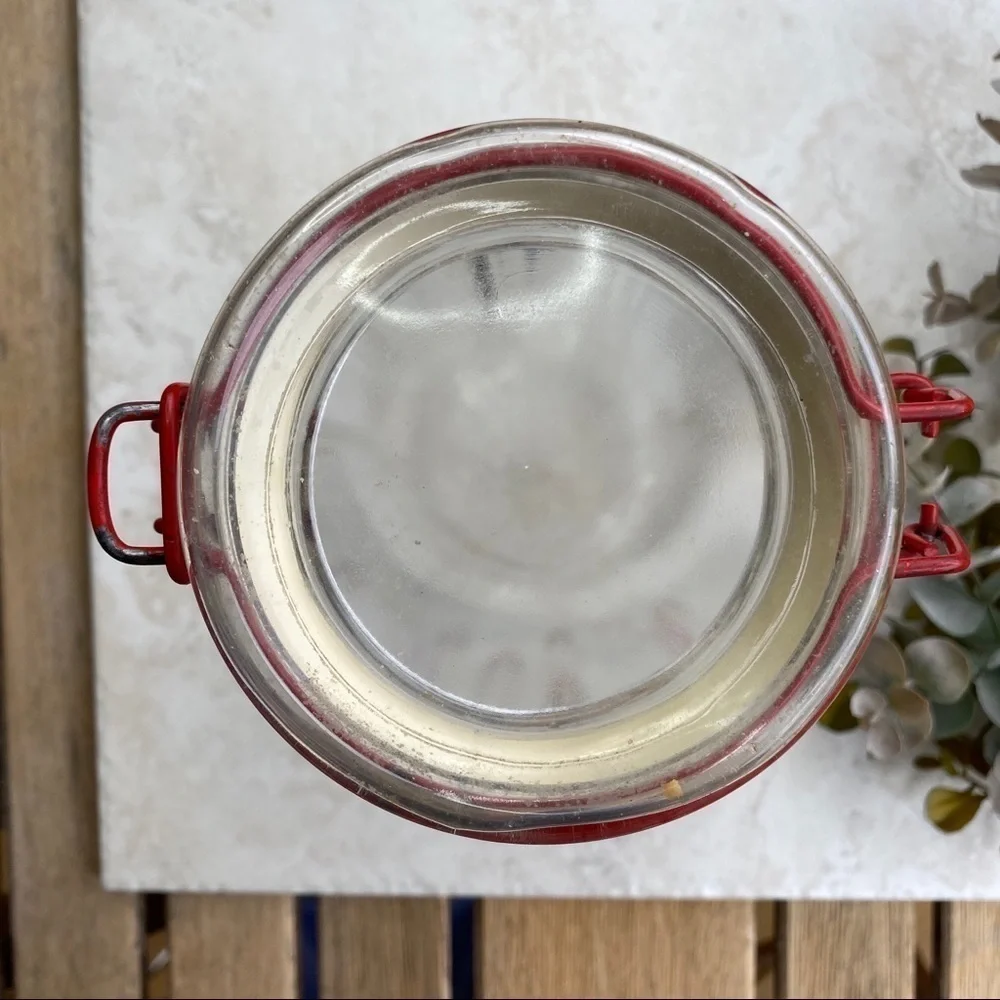 Vintage glass canister